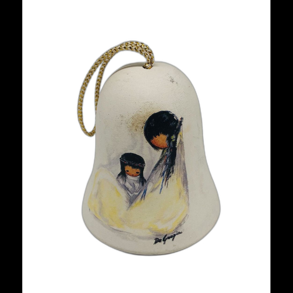 Ted De Grazia Bell Christmas Ornament Southwest Native American Navajo Mother